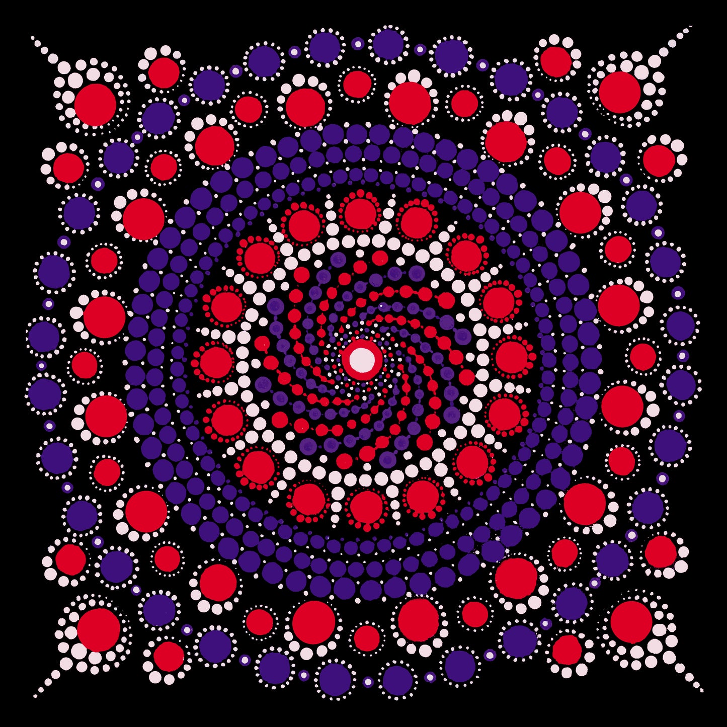 Healing Spiral Standard Greeting Card