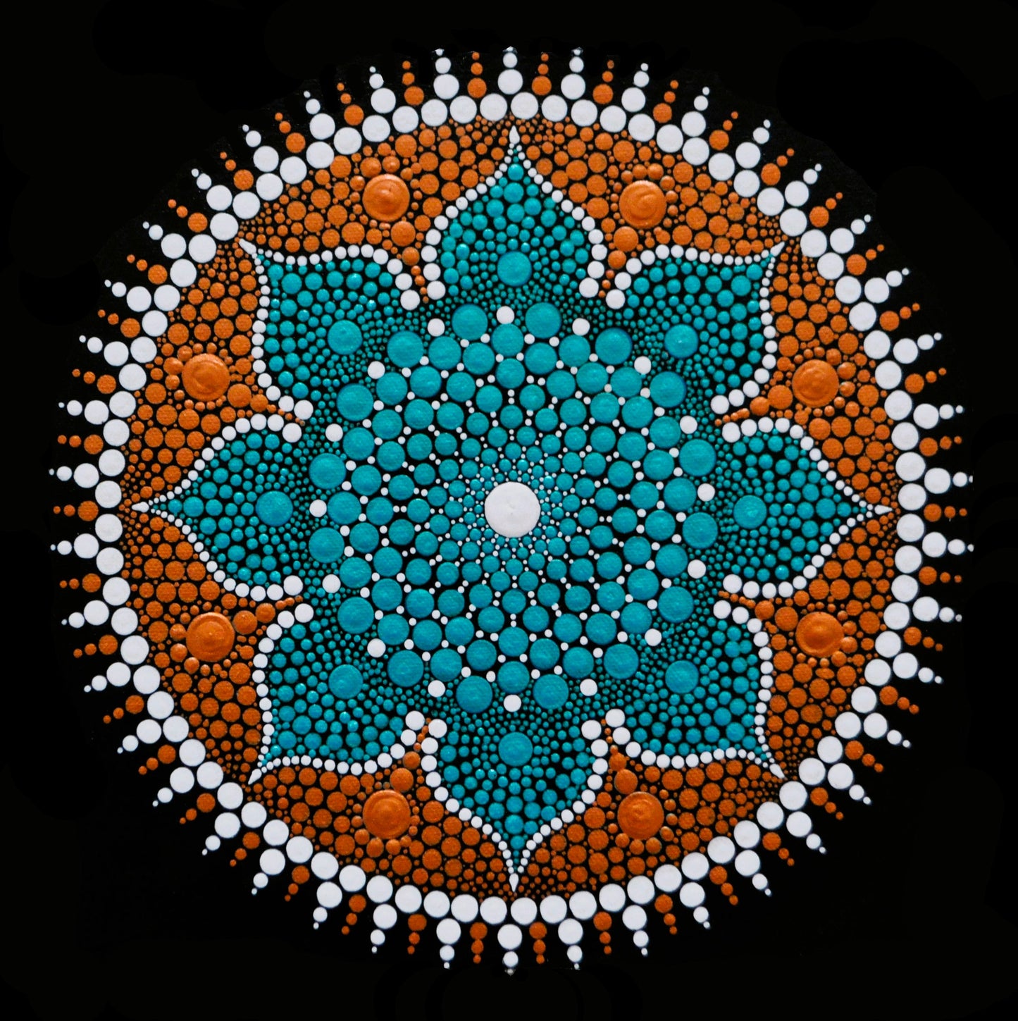 Dancing Flower Large Greeting Cards