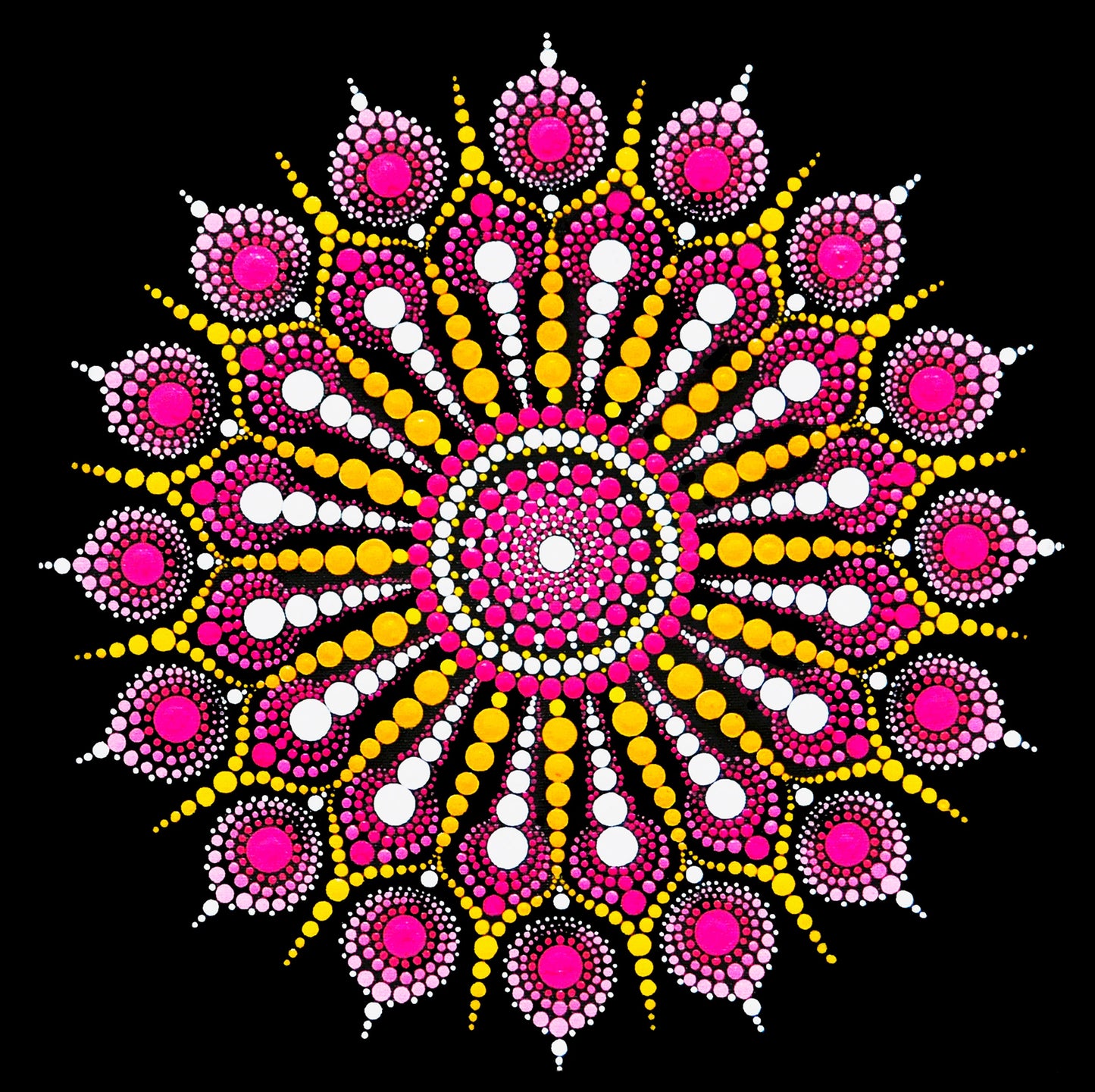 Explosion of Joy Large Greeting Cards