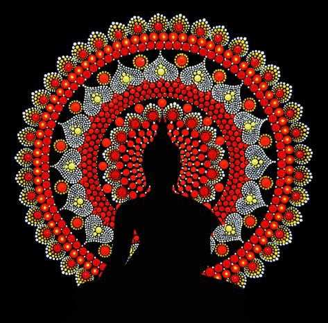 Inner Fire Standard Buddha Greeting Card