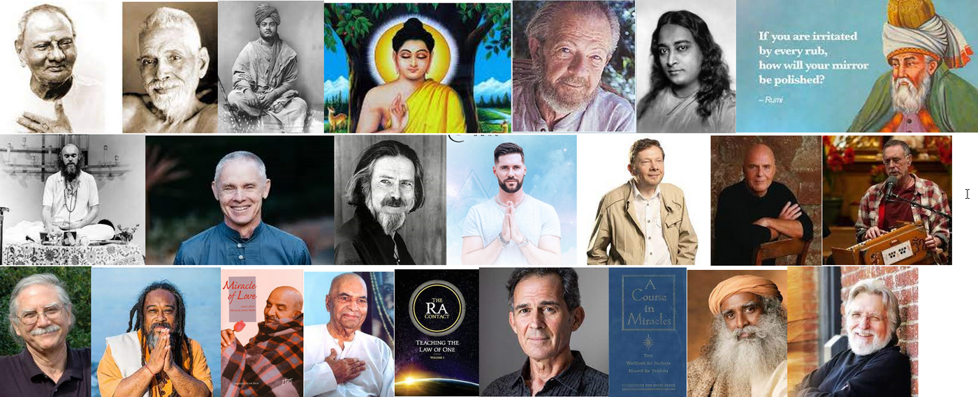 Some of the spiritual teachers who inspired Sejal