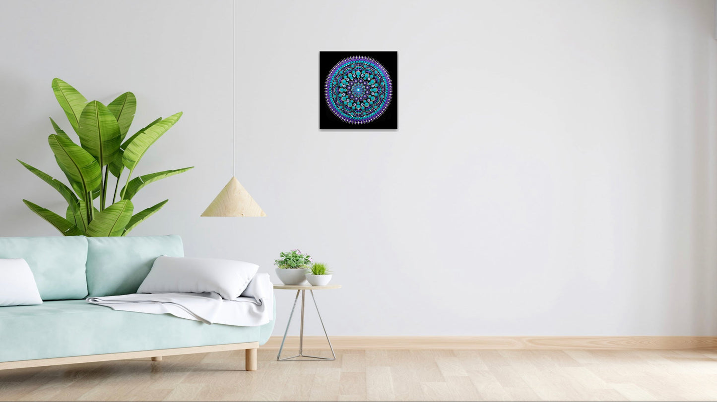 Turquoise Cosmos Print