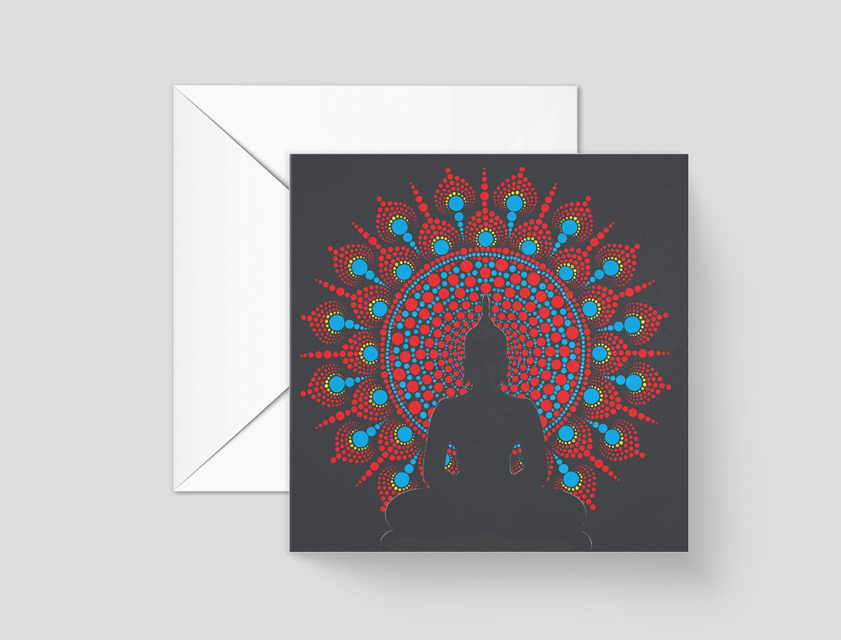 Samadhi Buddha mandala card