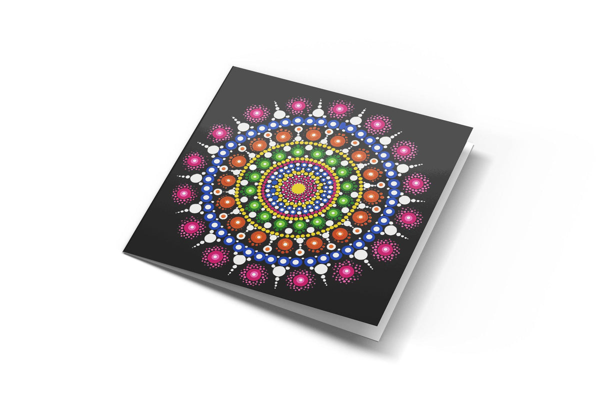 Internal Colour mandala card