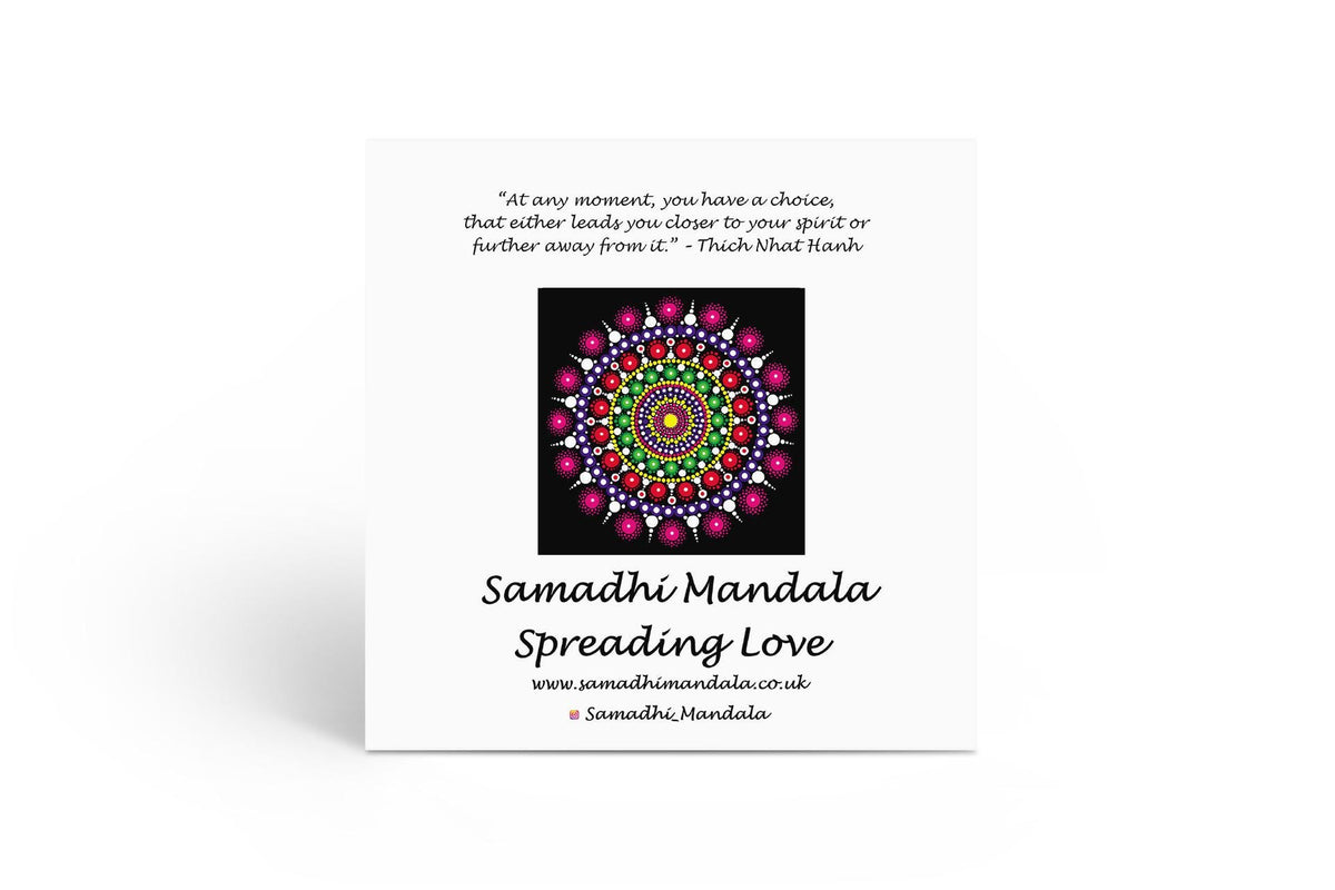 Internal Colour mandala card