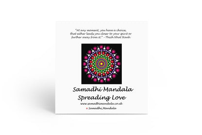 Internal Colour mandala card