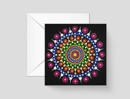 Internal Colour mandala card