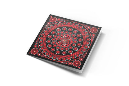Burning Love mandala card