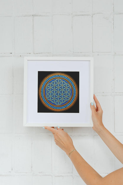 Celestial Matrix mandala large card