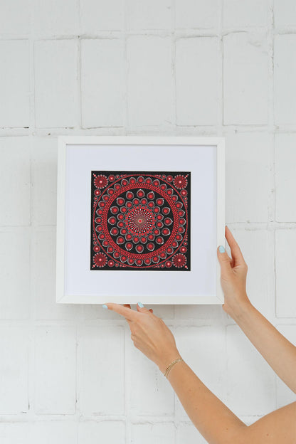 Burning Love mandala large card