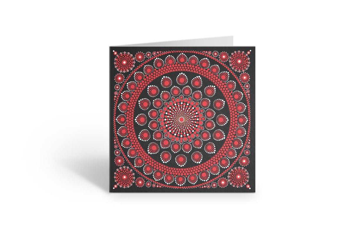 Burning Love mandala large card