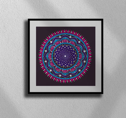 Divine Love mandala print