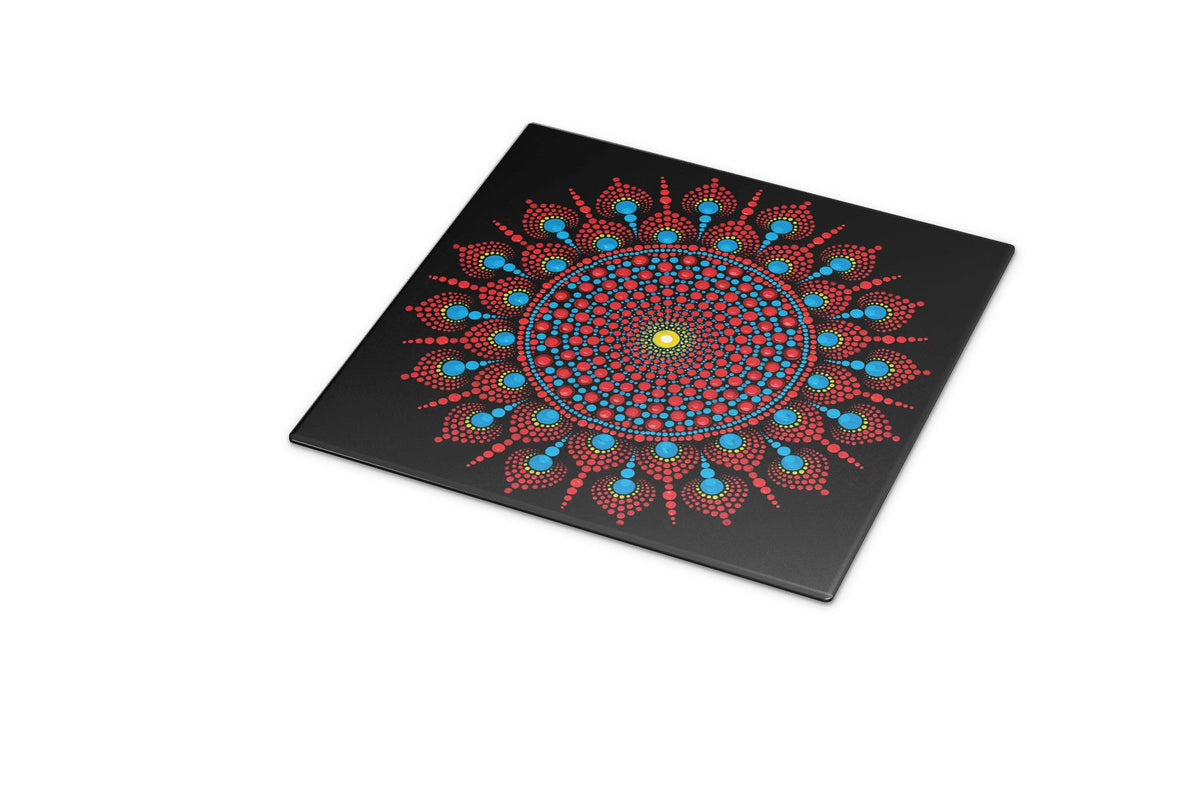 Samadhi dot mandala art print by Sejal Joshi, 40x40cm