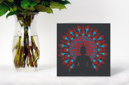 Samadhi Buddha mandala card