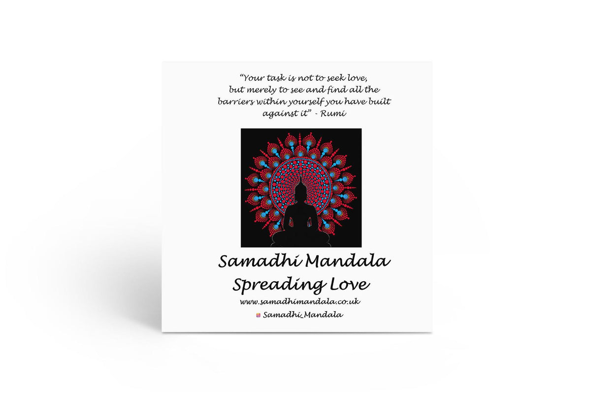 Samadhi Buddha mandala card
