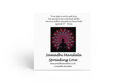 Samadhi Buddha mandala card