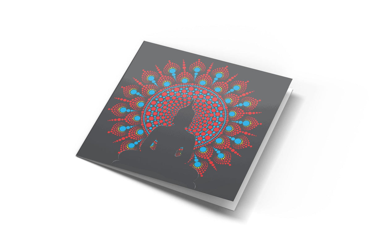 Samadhi Buddha mandala card