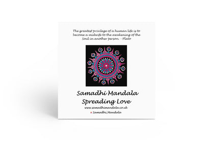 Candyfloss mandala card