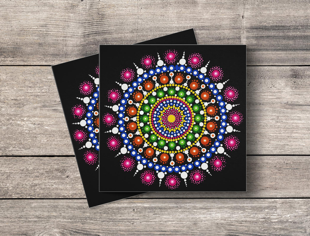 Internal Colour mandala card