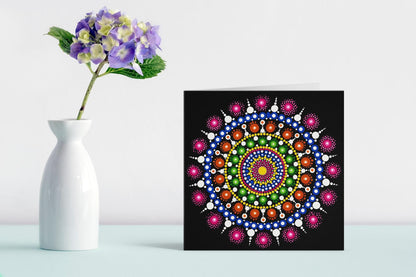Internal Colour mandala card