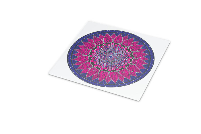 Pink Lotus mandala print